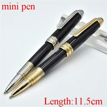 луксозна черна химикалка писалка MB мини Влакче, офис консумативи за бизнеса, модната марка джоба на химикалки