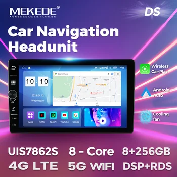 MEKEDE D800S UIS7862S Универсален За Toyota, Volkswagen, Hyundai Honda Kia Nissan Benz Авто Радио Мултимедиен Плейър GPS Навигация
