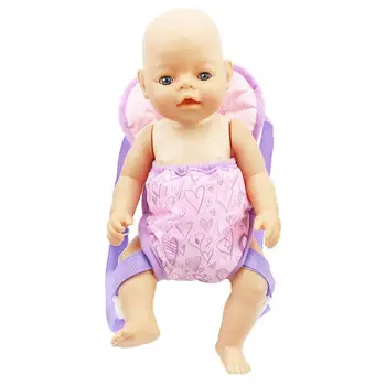 - Инчов раница-переноска, чанта през рамо, аксесоари за кукли, чанта за детски играчки, високо качество, ръчно изработени от полиестер 2