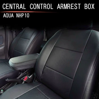 Кутия за Съхранение на Централен Подлакътник на Автомобила Без Перфорация Кутия За Съхранение, Подлакътник на Централната Конзола на Toyota Aqua NHP10 2016-2021