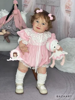 NPK 26-инчов комплект за новородено куклен театър-Реборн Бебе Зоя Реалистични Меки на допир Непълни детайли кукли свеж цвят