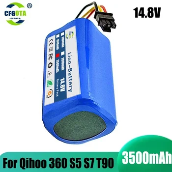 100%. за Qihoo 360 S5 S7 T90 акумулаторен блок на робота-прахосмукачка 14,8 3500 mah Сменяеми батерии за робот-прахосмукачка.