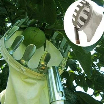 Приема на плодове Градински инструменти за събиране на ябълки, праскови, високи дървета, с устройство за събиране на плодове в оранжерията, устройство за събиране на плодове без дръжки