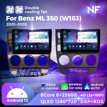 NF 7862S Android Auto Автомагнитола Carplay за Benz M-Class ML W163 1997-2005 Мултимедиен плейър 2 Din DVD Основно Устройство GPS Навигация