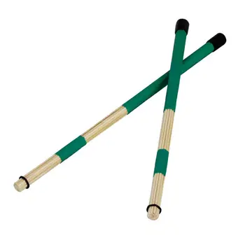 Леки дървени барабанни пръчки с противорезиновой дръжка 40x1,5 см, 2 бр.