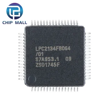LPC2134FBD64/01,15 LQFP64 60 Mhz 32-Битов Микроконтролер С Микросхемой IC Нов Оригинален Състав