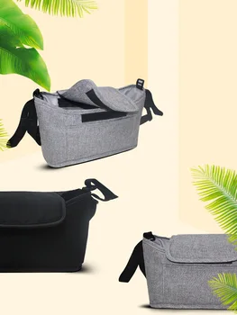 Чанта за количка, водоустойчива чанта за памперси, Многофункционална раница с голям капацитет, преносима кошара за жени
