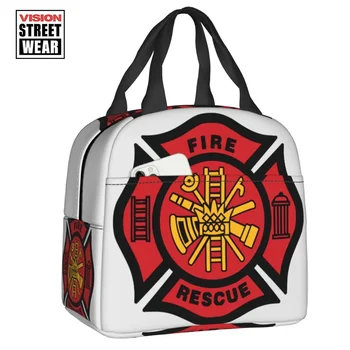 2023 Нов Обичай Пожарникар-спасител, е най-Добрата чанта за обяд, Мъже, Жени, Термоохладитель, Изолирани обяд-апарати за деца, училищна чанта за обяд