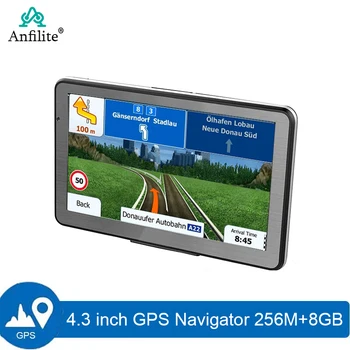 4.3-инчов Автомобилен GPS Навигатор 256M + 8GB FM е най-новата Карта на Южна Америка Сателитен Автомобилен GPS навигатор