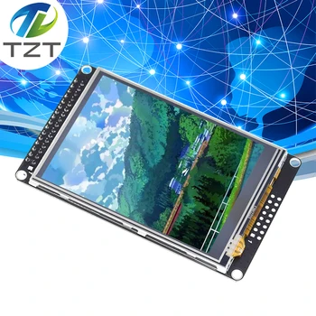 TZT 3,2-инчов LCD дисплей TFT сензорен екран ILI9341 за таксите за развитие STM32F407VET6 Черен