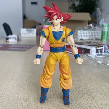 Dragon Ball Z, колекция от играчки с червени коси, статуетка Goku