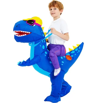 Детски Надуваем костюм динозавър с модел от анимационни и аниме костюм за Пурим, Halloween, Коледно парти, костюми за cosplay, за момчета и момичета