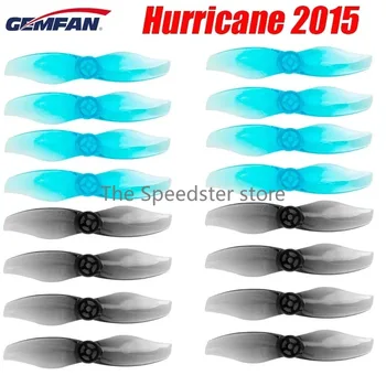 12 двойки GEMFAN 2015 Hurricane 2X1,5 2-Лопастный PC Витлото 1,0 мм/1.5 мм за RC FPV Freestyle 2-инчов Дрон-клечка за Зъби САМ резервни Части