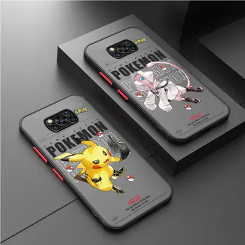 Мек Калъф за Телефон Xiaomi Poco M5 M5s F3 C40 Pro X4 X3 Pro M3 X4 GT Pro X5 X3 NFC Аниме Pokemon Cover Funda