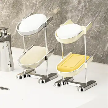 Държач за сапун, душ, Висококачествена органайзер за мек сапун, Мултифункционална поставка за съхранение на сапуни за баня и кухненски аксесоари