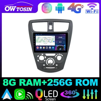Owtosin QLED 1280*720P 8 Core 8 + 128G Автомобилното Радио, За Perodua Axia 2014-2017 GPS Carplay Android Автоматично Главното Устройство Parrot Bluetooth DSP