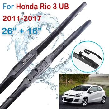 За KIA RIO 3 K2 2012 2013 2014 2015 2016 UB Аксесоари на Предната предното стъкло, Четки за чистачки за автомобил нож U J кука