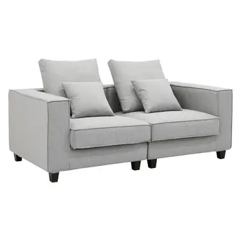 Луксозен бельо диван с текстура от водоотблъскваща моющейся тъкан Модулен диван