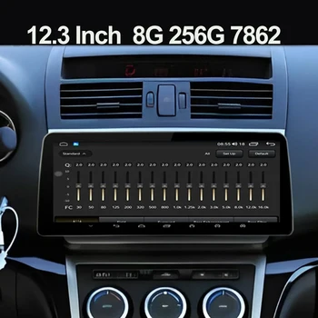 12,3 инча За Mazda 6 II GH въз основа на 2007-2012 Авто Радио Мултимедиен Плейър Навигация стерео Android GPS 13 No 2din 2 din dvd
