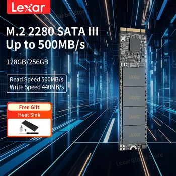 Lexar NM100 M2 2280 SSD M. 2 SATA III 128 gb, 256 gb, 512 gb Твърд Диск NGFF SSD M2 SATA HDD Disco Duro За вашия Десктоп на Лаптопа