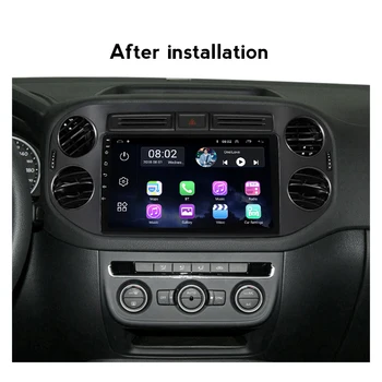 2.5 D главното устройство за VW Tiguan 2010 2011 2012 2013 2014 2015 2016 SWC Авто радио Мултимедиен плейър Android 11 Bluetooth, Wifi