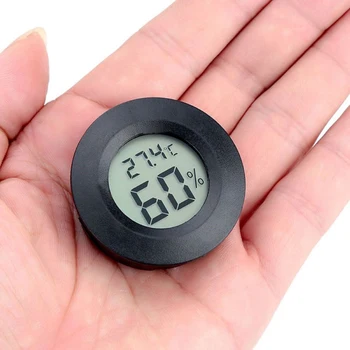 Термометър-влагомер 2 В 1, Mini-LCD-digital измерване на температура и влажност на въздуха, Детектор, Термограф, Уред за помещения
