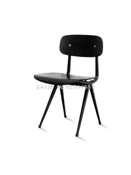 Стол в индустриален стил loft скандинавски ретро изковаване на изкуството американски кънтри прост и стар стол за кафе на бара на дома и трапезария