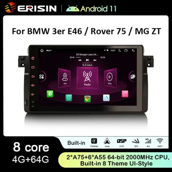 ES8996B 8-Ядрен Android 11,0 Кола стерео GPS Радио За BMW 3er E46 M3 Rover 75 MG ZT DSP Авторадио Безжичен CarPlay 4G LTE OBD BT
