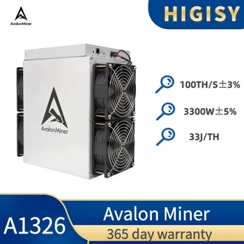 Нов Бтк-миньор Avalon производство A1326 100Т Bitcoin Crypto Mining Machine Avalonminer