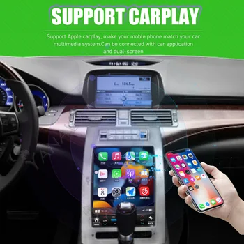 128 Г Android Автомагнитола За Honda, Acura RL 2006-2010 Tesla GPS Навигация Carplay Мултимедиен Плейър Авто Стерео 4G WIFI Главното Устройство