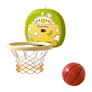 Комплект мини-баскетболни пръстени за деца, сгъваема баскетболно дъска за броене на точки