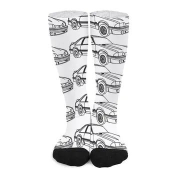Чорапи Fox Body Ford Mustang, чорапи до щиколоток, мини футболни чорапи, мъжки зимни чорапи
