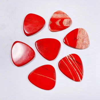 Набор от китарни аксесоари от червен яспис, висококачествен продукт от естествен кристал