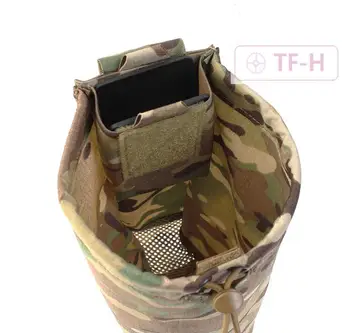 Тактическа Единично чанта за магазин капацитет от 5,56 Mag, комбиниран колан, чанта за рециклиране, чанта за съхранение на аксесоари за нулиране, Разгъната чанта за съхранение