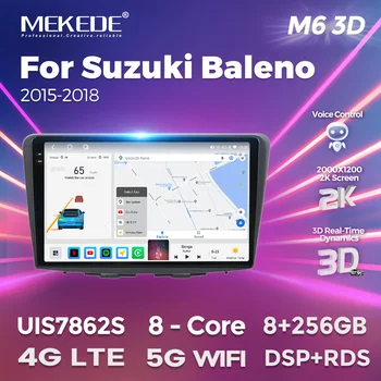 MEKEDE M6 Pro Plus AI Voice Безжичен CarPlay Android Авторадио за Suzuki Baleno 2 2015-2022 4G LTE Автомобилен Мултимедиен GPS 2din