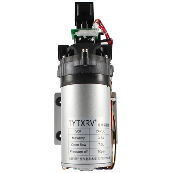 Безшумен водна помпа TYTXRV 12V, налягане 10,0 л/мин, самовсасывающий мембрана помпа за къмпинг на колела