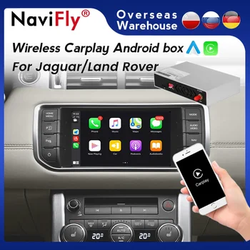 Безжична Apple CarPaly Android Auto Adapter Радиоэкран Автомобилната Навигация на Мултимедия за Jaguar и Land Rover Range Rover Evoqu XE XF