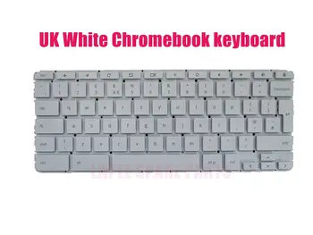 Британска бяла клавиатура за HP Chromebook x360 11 G1 EE 9Z.NE3SQ.10U NSK-XF1SQ