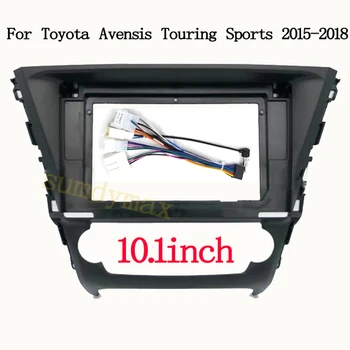 10,1-инчов рамка на арматурното табло на автомобила на 2 Din, Рамка DVD, Рамка радиопанели, Навигация за Toyota Avensis Touring Sports 2015-2019