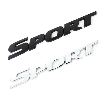 3D Лого Metel Sport, стикер на кола, Емблемата на колата, Икона на багажника, Дръжки на етикети за Toyota Highlander, Спортен лого, suv C-HR, BMW, HONDA, VW, Ford