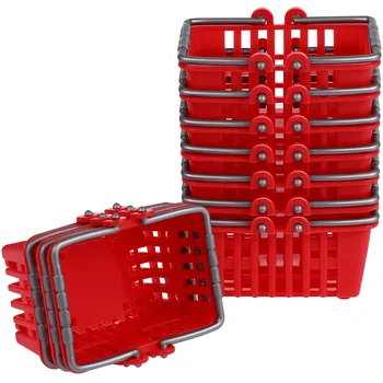 Комплект кошници за покупки с пластмасова дръжка Сувенири за детски партита Класни аксесоари за бродерия
