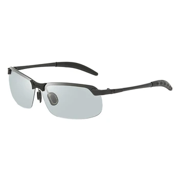 Слънчеви очила, мъжки поляризирани слънчеви очила-хамелеон за шофиране, мъжки слънчеви очила за шофьора ден и за нощно виждане
